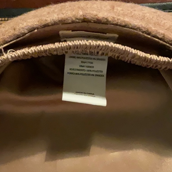 Universal Thread Fall Camel Adjustable Felt Captain Hat - Picture 4 of 11